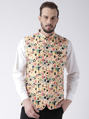 multicolor nehru jacket