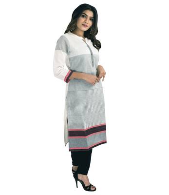 Multicolor printed cotton kurti 3