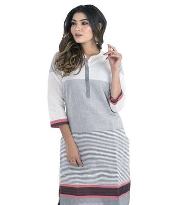 Multicolor printed cotton kurti 4