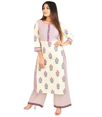 Multicolor printed cotton kurti 1