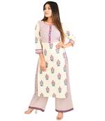 Multicolor printed cotton kurti