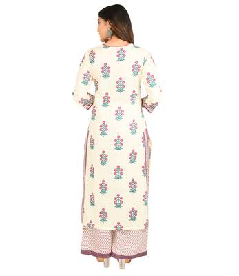 Multicolor printed cotton kurti 2