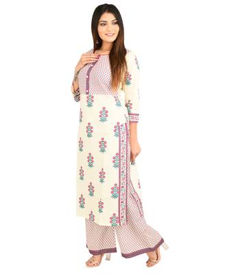 Multicolor printed cotton kurti 3