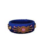 Blue silk thread bangles