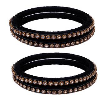 Multicolor silk thread bangles 1