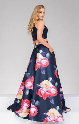 Multicolor Printed Satin Semi Stitched Lehenga With Dupatta 2