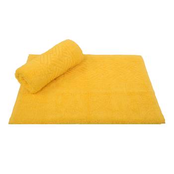 Regal Cotton Yellow Hand Towel 16 X 24 inch Pack of 2 GSM 500 3