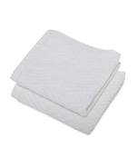 Pyramids Cotton White Hand Towel 16 X 24 inch Pack of 2 GSM 450