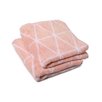 Dunes Cotton Peach Hand Towel 16 X 24 inch Pack of 2 GSM 500 1