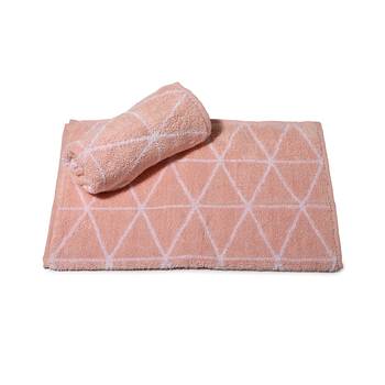 Dunes Cotton Peach Hand Towel 16 X 24 inch Pack of 2 GSM 500 3