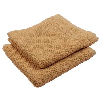 Turf Cotton Mustard Hand Towel 16 X 24 inch Pack of 2 GSM 350 1