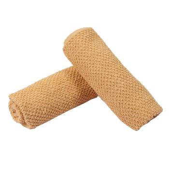 Turf Cotton Mustard Hand Towel 16 X 24 inch Pack of 2 GSM 350 2