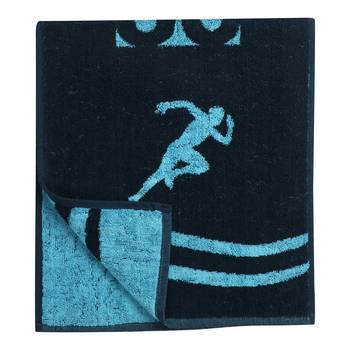 Go Cotton Blue Gym Towel 14 X 32 inch GSM 500 3