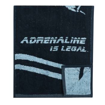 Adrenaline Rush Cotton Blue Gym Towel 14 X 32 inch GSM 500 3