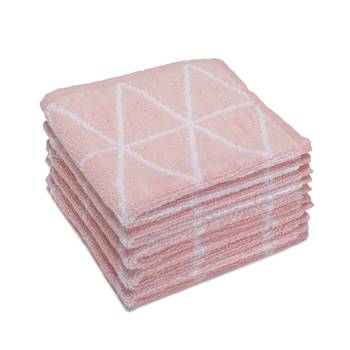 Dunes Cotton Peach Face Towel 12 X12 inch Pack of 6 GSM 500 1