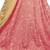 Pink Embroidered Jacquard Semi Stitched Lehenga With Dupatta