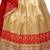 Beige Embroidered Net Semi Stitched Lehenga With Dupatta