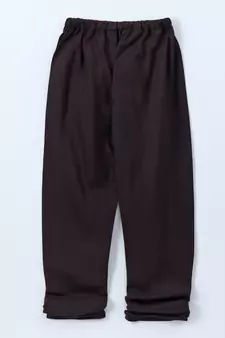 Black plain polyester kids kurta with pyjama