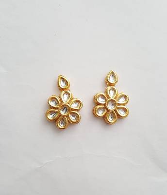 Kundan Flower Earring 1