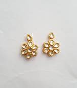 Kundan Flower Earring
