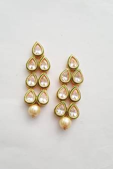Kundan Drop Earring