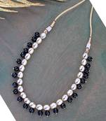 Kundan And Blue Onyx Necklace String