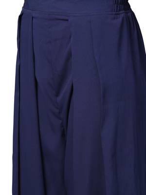 Green plain crepe kurta sets 4