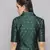Green woven taffeta readymade blouse