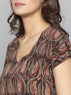 Multicolor woven cotton readymade blouse 5