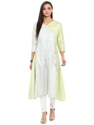 Multicolor printed polyester kurti 1