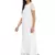 White printed chiffon kurti