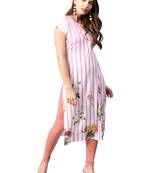 Multicolor printed crepe kurti