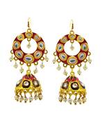 Multicolor Pearl Earrings