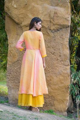 Lehriya Rajputi Style Gown 2