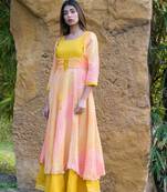 Lehriya Rajputi Style Gown