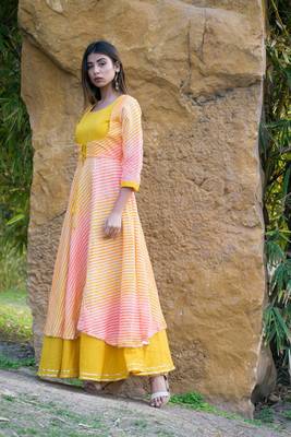 Lehriya Rajputi Style Gown 3