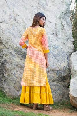 Lehriya Kurta with sharara 2