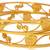 Gold bangles #594