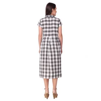 Black printed cotton kurti 2