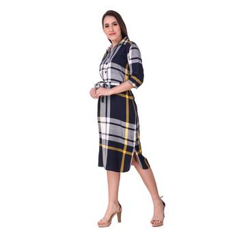 Black printed cotton kurti 3