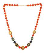 Orange Onyx Necklaces
