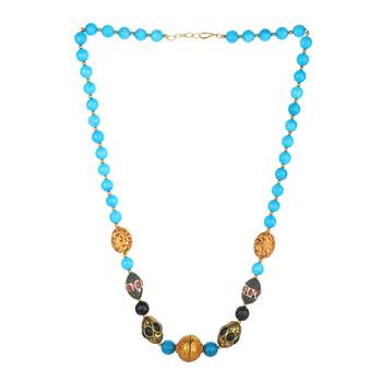 Designer Turquoise Onyx Necklaces 1