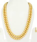 Sea Shell 2 Layered Imitation Pearl Necklace Sets