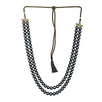 2 Layered Grey Pearl Necklace Sets 2