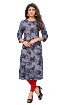 Multicolor printed rayon kurti 1