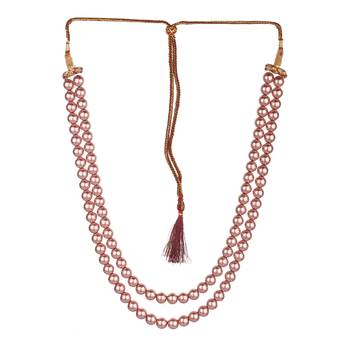 2 Layered Pink Pearl Necklace Sets 2
