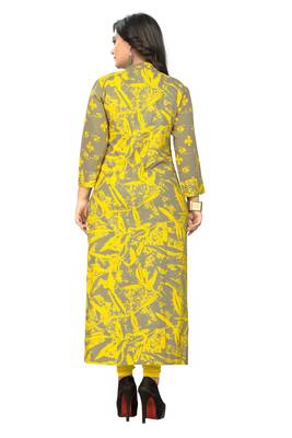 Multicolor printed  rayon kurti 3