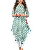 Multicolor printed cotton kurti