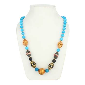 Designer Turquoise Onyx Necklaces 2