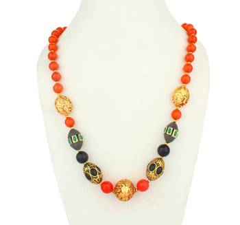 Orange Onyx Necklaces 2